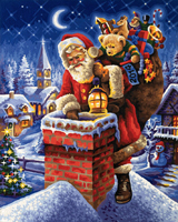 Weihnachtsbild 2014 von Schipper Malen nach Zahlen Weihnachtsbild 2014