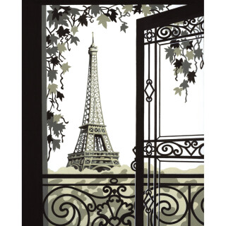 Eiffelturm Paris - Malen nach Zahlen
