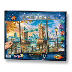 The Tower Bridge in London Malen nach Zahlen Schipper