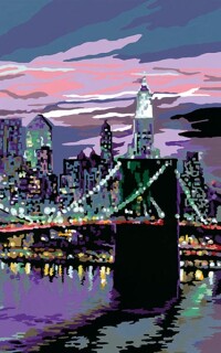 Skyline von New York - Malen nach Zahlen Amerika