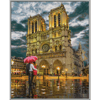 Notre Dame - Schipper Malen nach Zahlen Meisterklasse Premium 40x50cm