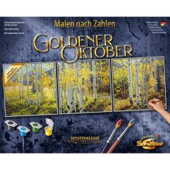 Goldener Oktober - Schipper Malen nach Zahlen Triptychon...