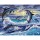 Stilvolles Malen nach Zahlen Senior - Delfine, 39,5x32x2cm Malvorlage Fische