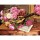 Blumiges Malen nach Zahlen Senior - Romantischer Blumenstrauß, 39,5x32x2cm Malvorlage Rosen