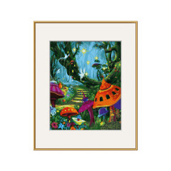 Verzauberte Pilze - Malen nach Zahlen Schipper Meisterklasse Klassiker 24x30 cm