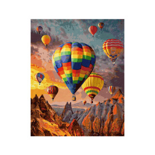 Heißluftballons - Schipper Malen nach Zahlen Meisterklasse Premium 40x50cm