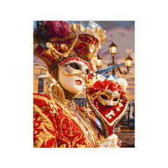 Karneval in Venedig - Schipper Malen nach Zahlen Meisterklasse Premium 40x50cm