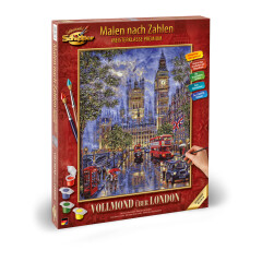 Vollmond über London - Schipper Malen nach Zahlen Meisterklasse Premium 40x50cm