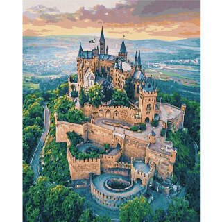 Burg Hohenzollern - Schipper Malen nach Zahlen Meisterklasse Premium 40x50cm