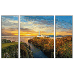 An Irlands Küsten - Schipper Malen nach Zahlen Meisterklasse Triptychon 50x80cm