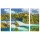 Naturschauspiel Rheinfall - Schipper Malen nach Zahlen Meisterklasse Triptychon 50x80cm