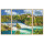 Naturschauspiel Rheinfall - Schipper Malen nach Zahlen Meisterklasse Triptychon 50x80cm