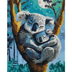 Koala mit Baby - Schipper Malen nach Zahlen Meisterklasse...
