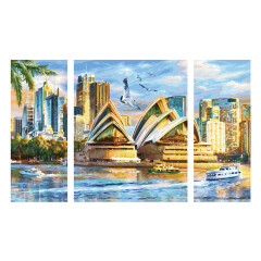 Sydney - Schipper Malen nach Zahlen 50x80cm (Triptychon)