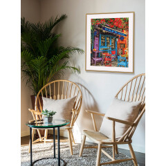 Buntes Café - Schipper Malen nach Zahlen Meisterklasse Premium 40x50cm