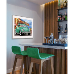 Volkswagen Käfer - Schipper Malen nach Zahlen Meisterklasse Premium 40x50cm