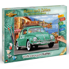 Volkswagen Käfer - Schipper Malen nach Zahlen Meisterklasse Premium 40x50cm