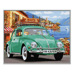 Volkswagen Käfer - Schipper Malen nach Zahlen Meisterklasse Premium 40x50cm