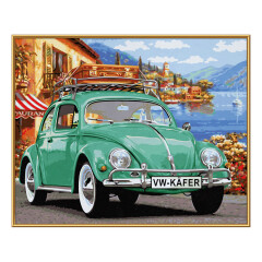 Volkswagen Käfer - Schipper Malen nach Zahlen Meisterklasse Premium 40x50cm