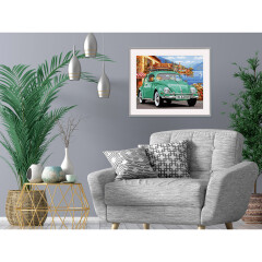 Volkswagen Käfer - Schipper Malen nach Zahlen Meisterklasse Premium 40x50cm
