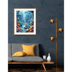 Unterwasserwelt - Schipper Malen nach Zahlen Meisterklasse Premium 40x50cm