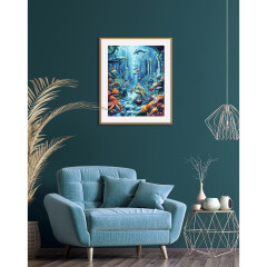 Unterwasserwelt - Schipper Malen nach Zahlen Meisterklasse Premium 40x50cm