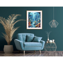 Unterwasserwelt - Schipper Malen nach Zahlen Meisterklasse Premium 40x50cm
