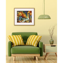Spaziergang im Herbst - Schipper Malen nach Zahlen Meisterklasse Premium 24x30cm