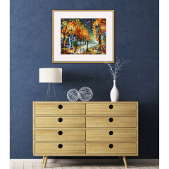 Spaziergang im Herbst - Schipper Malen nach Zahlen Meisterklasse Premium 24x30cm
