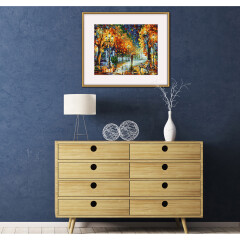 Spaziergang im Herbst - Schipper Malen nach Zahlen Meisterklasse Premium 24x30cm