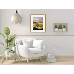 Zypressenallee - Schipper Malen nach Zahlen Meisterklasse Premium 24x30cm