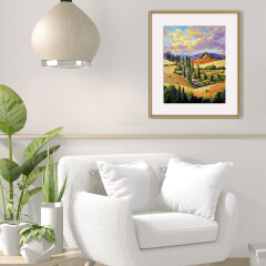 Zypressenallee - Schipper Malen nach Zahlen Meisterklasse Premium 24x30cm