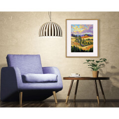 Zypressenallee - Schipper Malen nach Zahlen Meisterklasse Premium 24x30cm