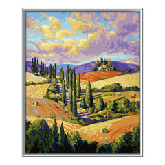 Zypressenallee - Schipper Malen nach Zahlen Meisterklasse Premium 24x30cm