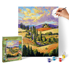 Zypressenallee - Schipper Malen nach Zahlen Meisterklasse Premium 24x30cm