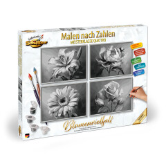 Blumenvielfalt - Schipper Malen nach Zahlen 18x24cm (Quattro)
