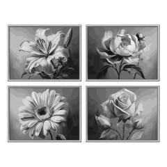 Blumenvielfalt - Schipper Malen nach Zahlen 18x24cm (Quattro)